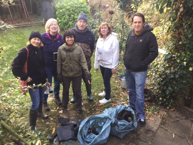 Some of the rubbish collected